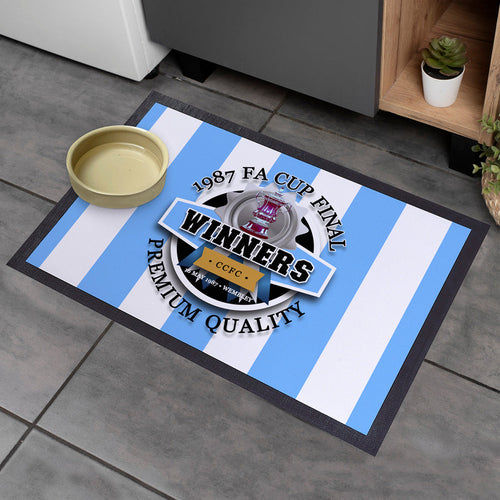Coventry FA Cup   - Football Legends - Door Mat -60cm X 40cm