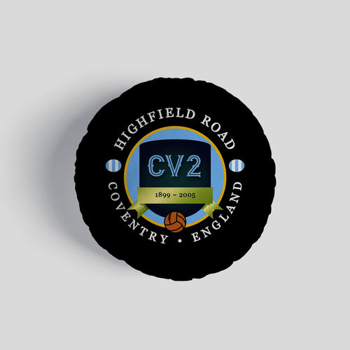 Coventry Highfield - Football Legends - Circle Cushion 14"