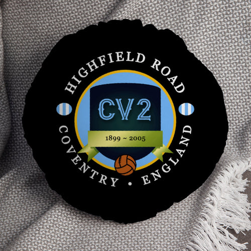 Coventry Highfield - Football Legends - Circle Cushion 14"