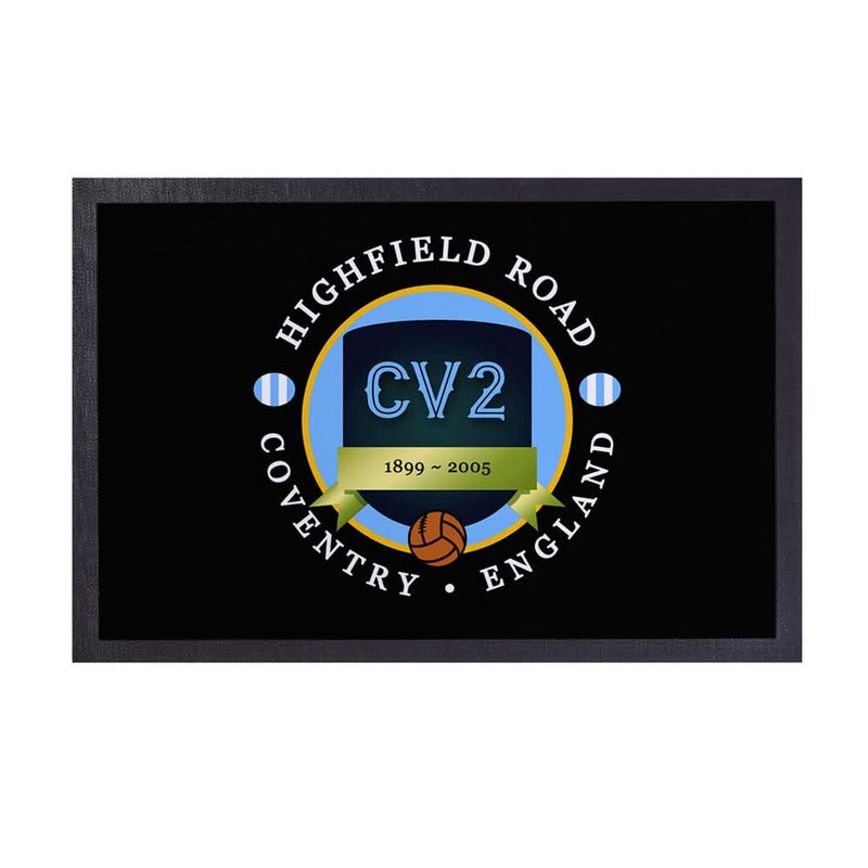 Coventry Highfield  - Football Legends - Door Mat -60cm X 40cm