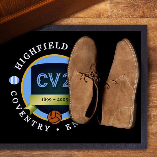 Coventry Highfield  - Football Legends - Door Mat -60cm X 40cm