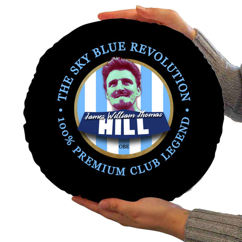 Coventry Hill - Football Legends - Circle Cushion 14"