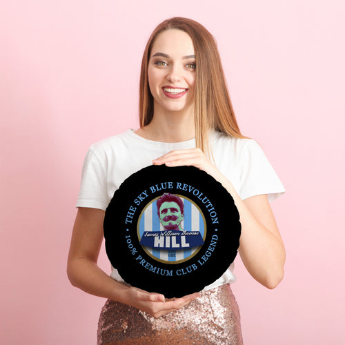 Coventry Hill - Football Legends - Circle Cushion 14"