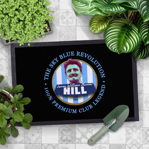 Coventry Hill  - Football Legends - Door Mat -60cm X 40cm