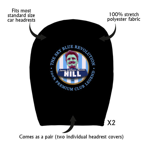 Coventry Hill - Football Legends - Headrest Cover