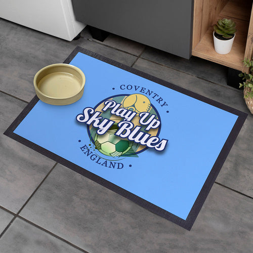 Coventry Play Up  - Football Legends - Door Mat -60cm X 40cm