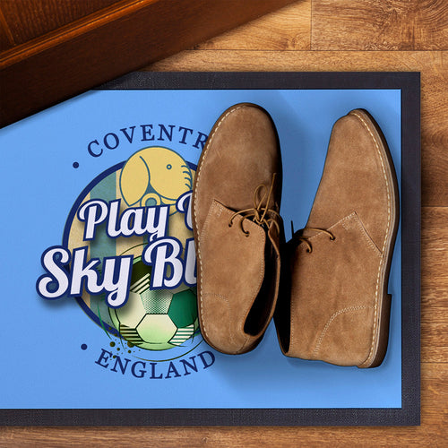 Coventry Play Up  - Football Legends - Door Mat -60cm X 40cm