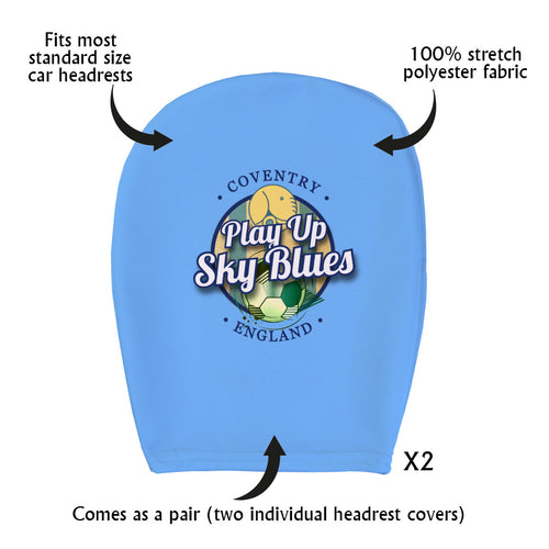 Coventry Play Up - Football Legends - Headrest Cover