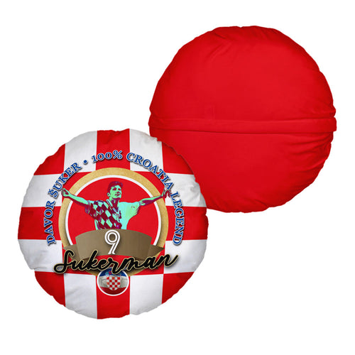Croatia Sukerman  - Legend Collection - Circle Cushion 14"