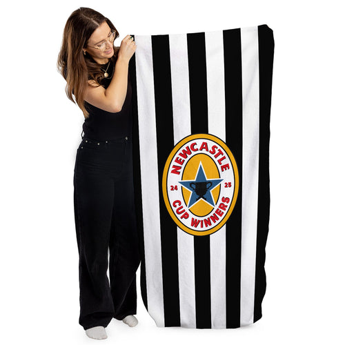 Newcastle - Cup Winners - Beach Towel - 150cm x 75cm