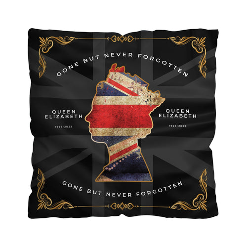 The Queen - Royal Gold Boarder - 45cm Cushion