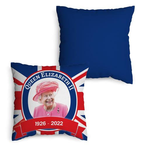 The Queen - Union Jack Flag - 45cm Cushion