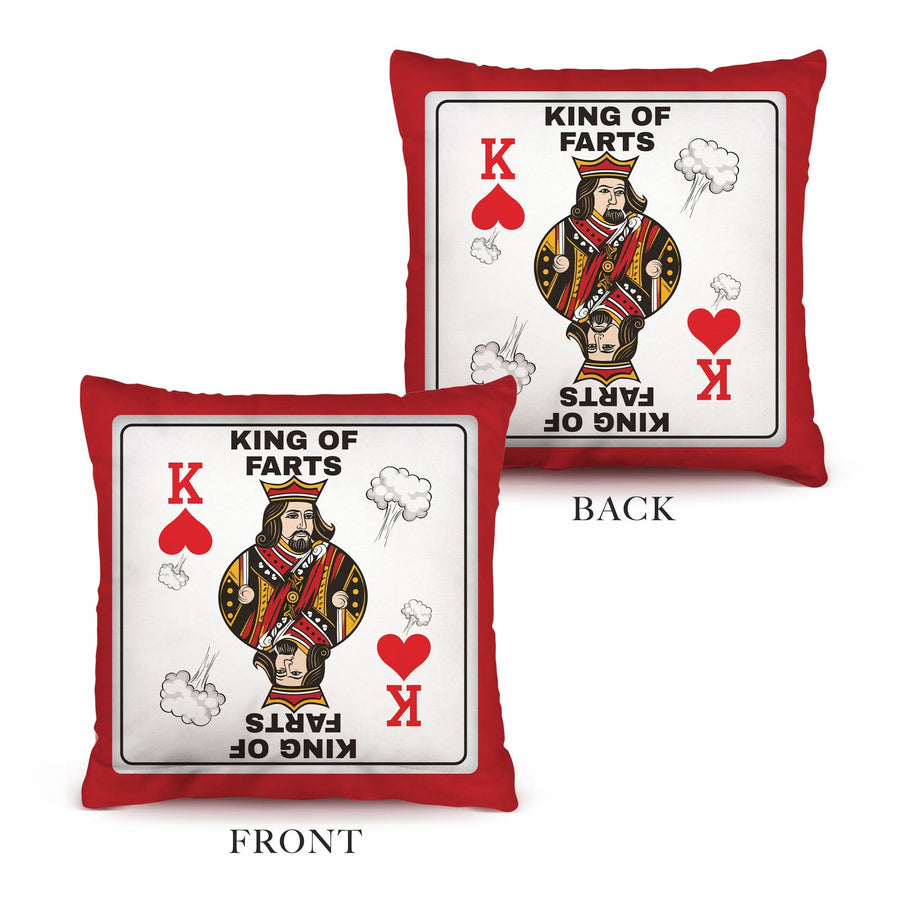 King of Farts - Cushion - Two Sizes