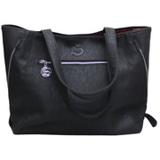 BLACK CAT Studded PU Leather Tote Bag