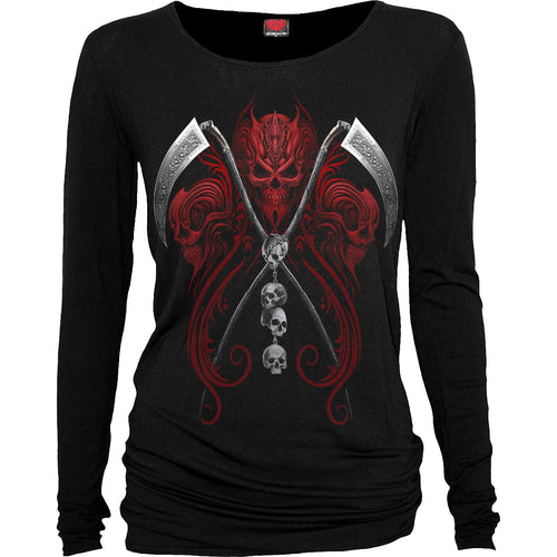 REAPERESS - Baggy Top Black