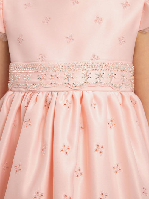 DRESS & Fleur Girls Dress with Matching Bag in Pink
