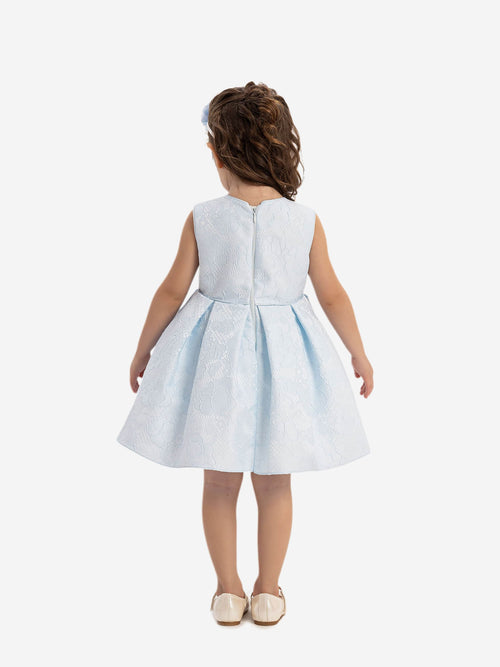 DRESS & Fleur Baby Girls Flower Dress in Blue