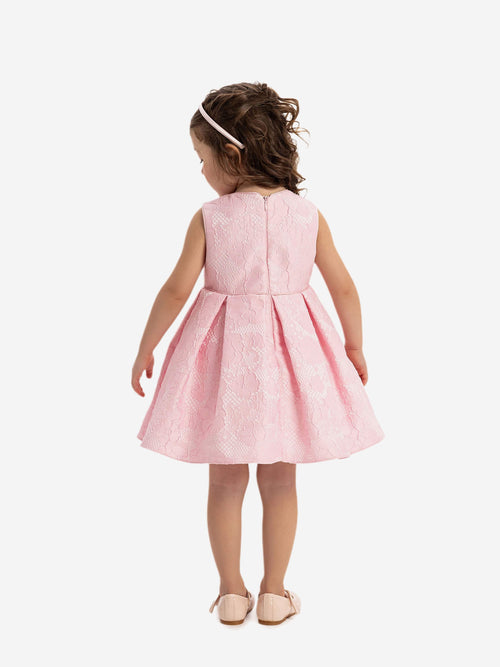 DRESS & Fleur Baby Girls Flower Dress in Pink