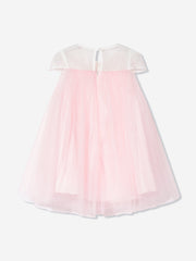 DRESS & Fleur Girls Flower Occasion Dress with Headband in Pink