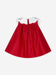 DRESS & Fleur Baby Girls Occasion Dress with Headband in Red