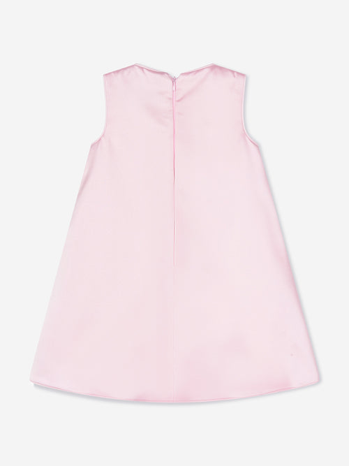 DRESS & Fleur Girls Flower Occasion Dress with Headband in Pink