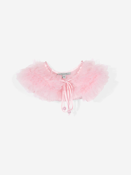 DRESS & Fleur Girls Occasion Dress and Cape Set in Pink