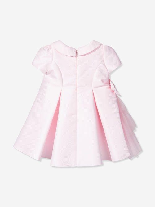 DRESS & Fleur Baby Girls Occasion Dress with Headband in Pink