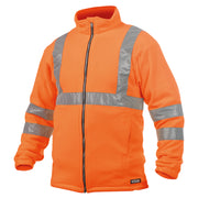 DASSY Kaluga 300247 Hi-Vis Fleece Work Jacket Fluo Orange 2XL