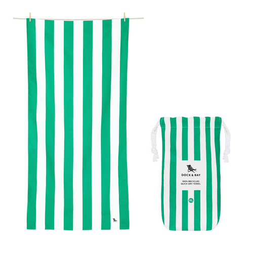 XL Cancun Green Beach Towel