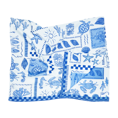 XL Grecian Shores Beach Towel