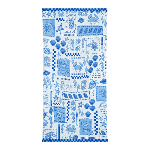 XL Grecian Shores Beach Towel