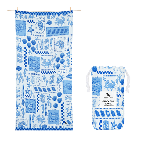 XL Grecian Shores Beach Towel