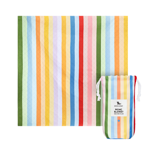 Candy Stripes Picnic Blanket