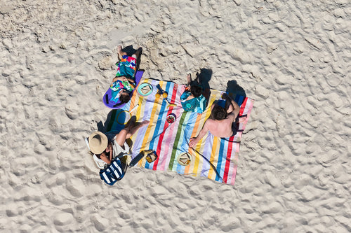 Candy Stripes Picnic Blanket