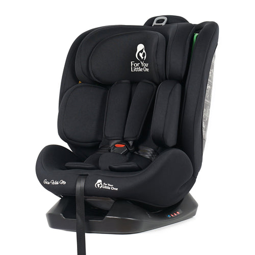 For Your Little One GrowWithMe 0/1/2/3 i-Size Car Seat - Midnight Black (Birth-12 Years)
