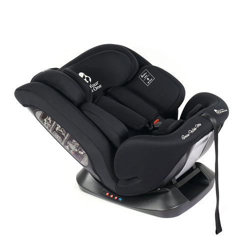 For Your Little One GrowWithMe 0/1/2/3 i-Size Car Seat - Midnight Black (Birth-12 Years)