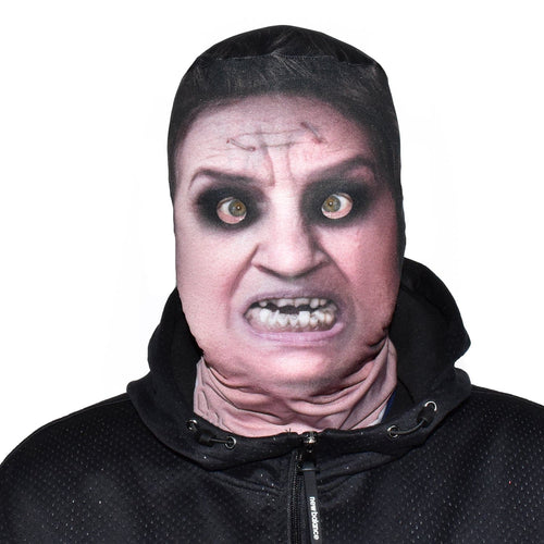 Possessed Old Woman Horror Faceskin