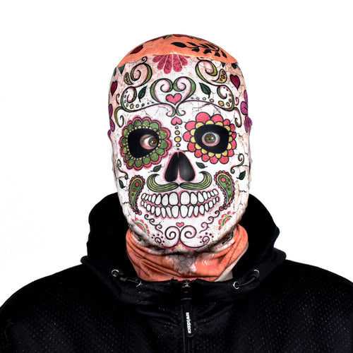 Day Of The Dead Skull Terracotta - FaceSkinz