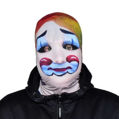 Colourful Dummy Clown - Faceskin