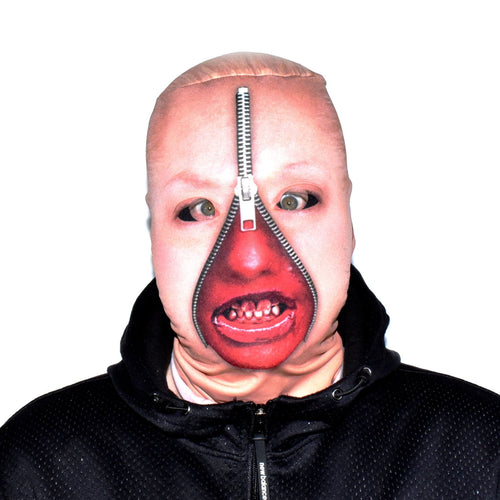 Zip Face - Female - Mouth Open - Faceskin
