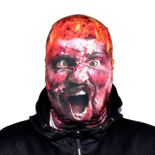 Screaming Maniac On Fire - Faceskin