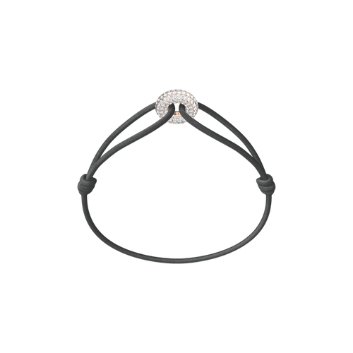 Mini Rose Soho Pavé Cord Bracelet