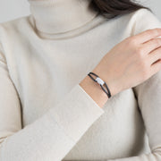 Snow Regent Cord Bracelet
