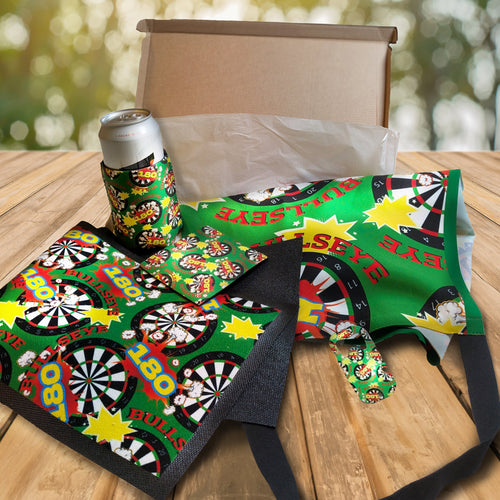 Bullseye Darts BBQ Box Bundle | Retro Man Cave Set