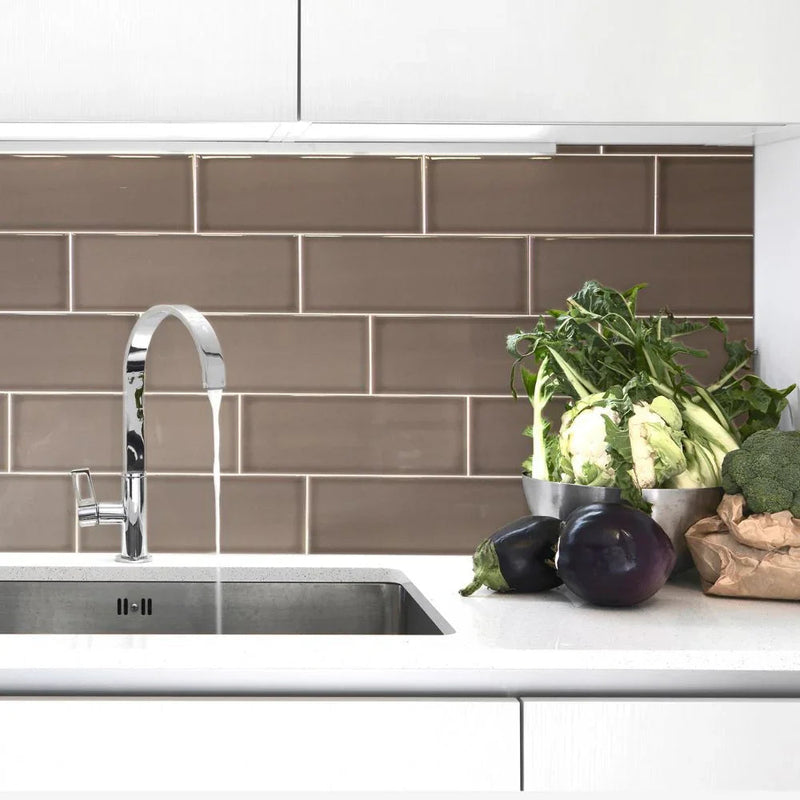 Daurmont Grey Subway Tile 10 x 30cm