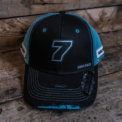 Official Davey Todd Merchandise Trucker Hat - Black & Blue