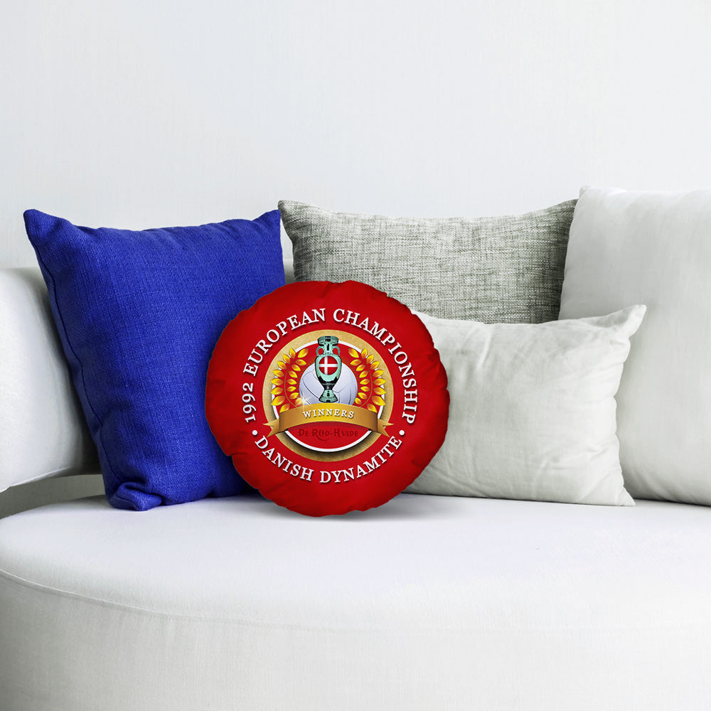 Denmark Euros - Legend Collection - Circle Cushion 14"