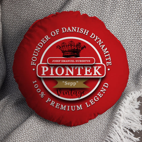 Denmark Piontek  - Legend Collection - Circle Cushion 14"