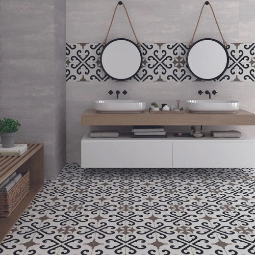 Derventio Grey Porcelain Tile 45 x 45cm