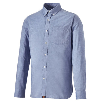 Dickies SH65200 Premium Long Sleeve Oxford Shirt Blue 18.5" Neck